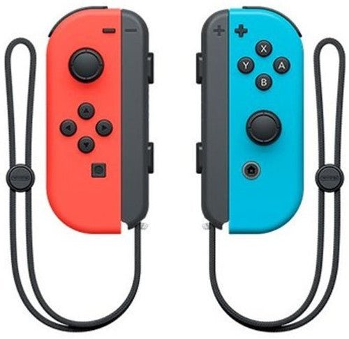 Joy-Con de Switch (I/D) - Azul neón y rojo (Retro Fam) - Image 2