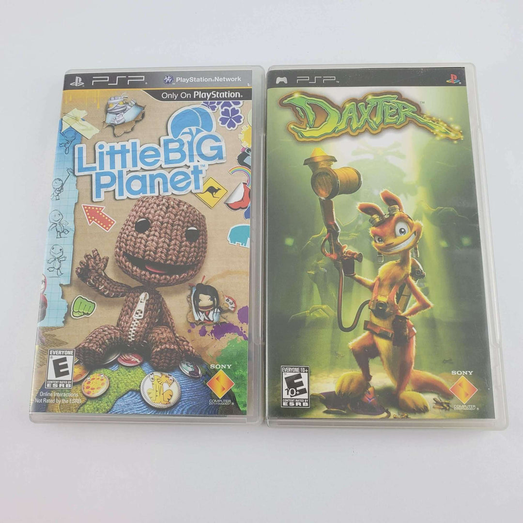 Paquete de consola PSP: Daxter y Little Big Planet