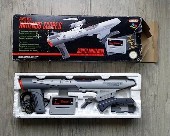 Pistola de luz Super Scope - SNES