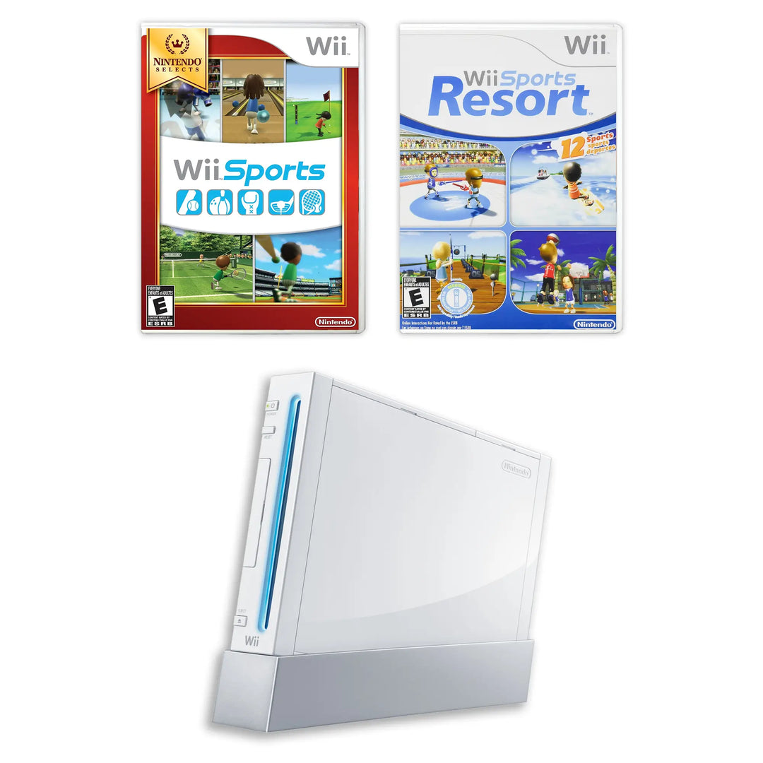 Consola Nintendo Wii: Paquete Wii Sports y Wii Sports Resort