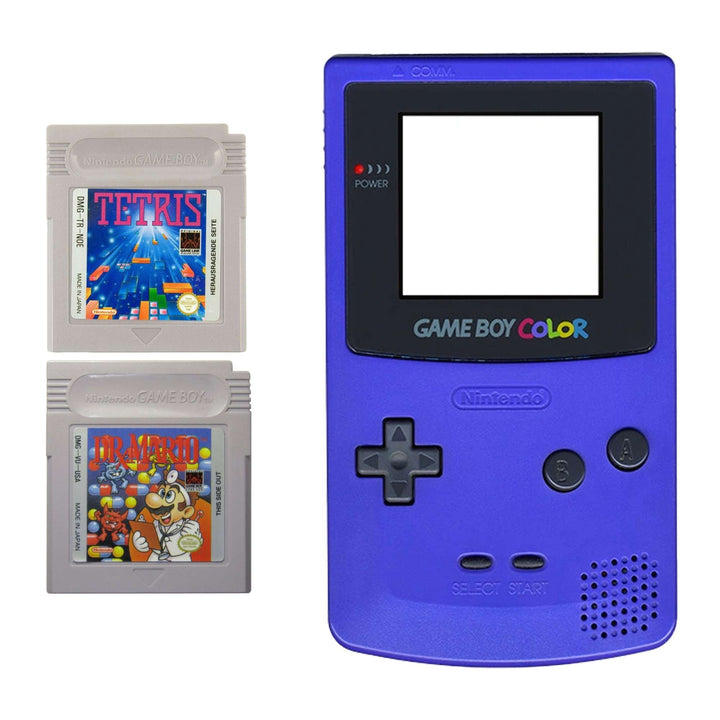 Consola Nintendo Gameboy Color: Tetris y Dr Mario - Morado