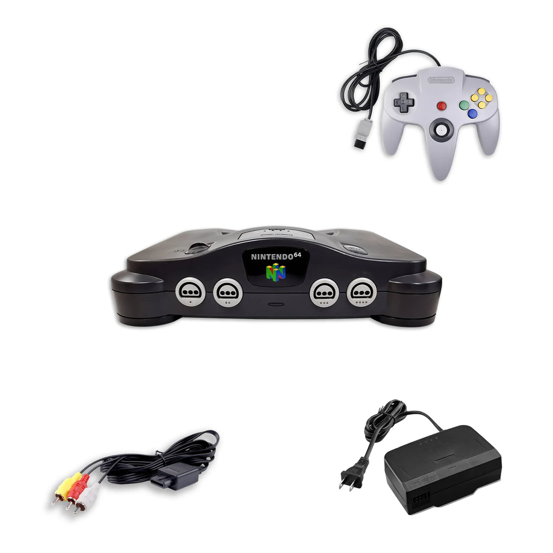 Paquete de consola Nintendo 64 (N64): Mario Golf y Mario Tennis
