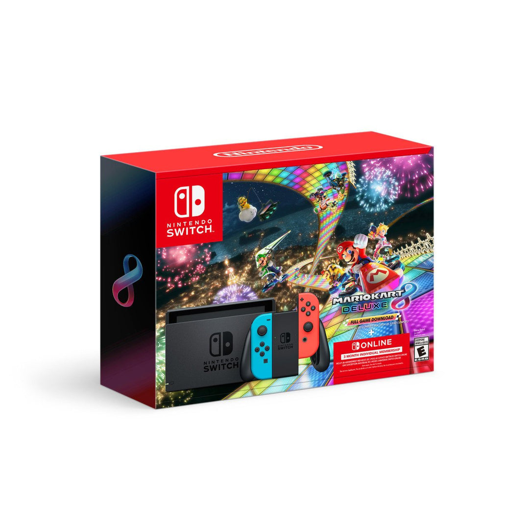 Consola Switch Neon Red & Blue Core + Mario Kart 8 Deluxe