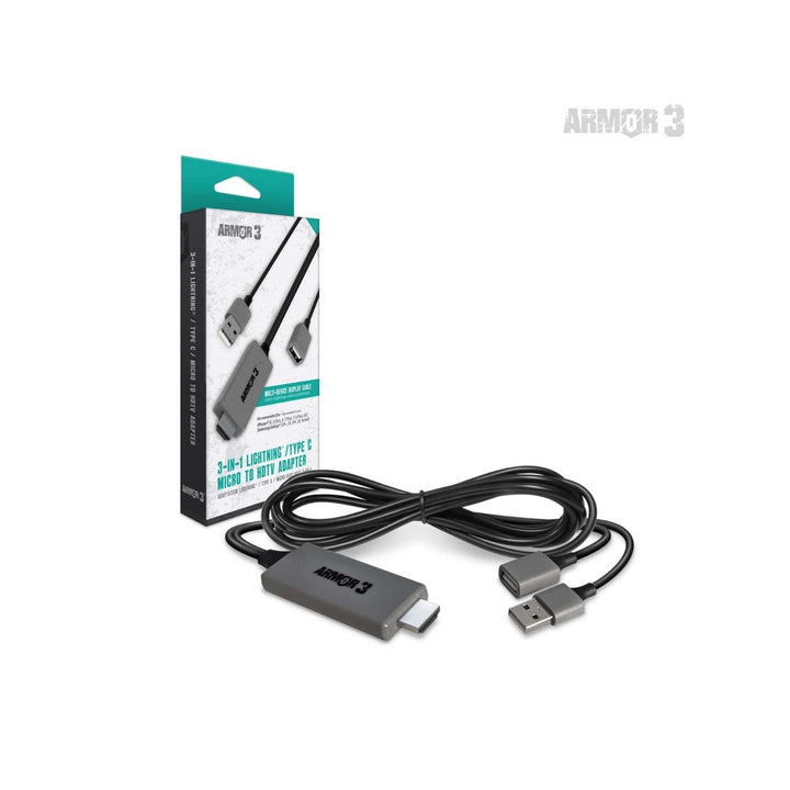 Adaptador Lightning HDTV 3 en 1 (Retro Fam)