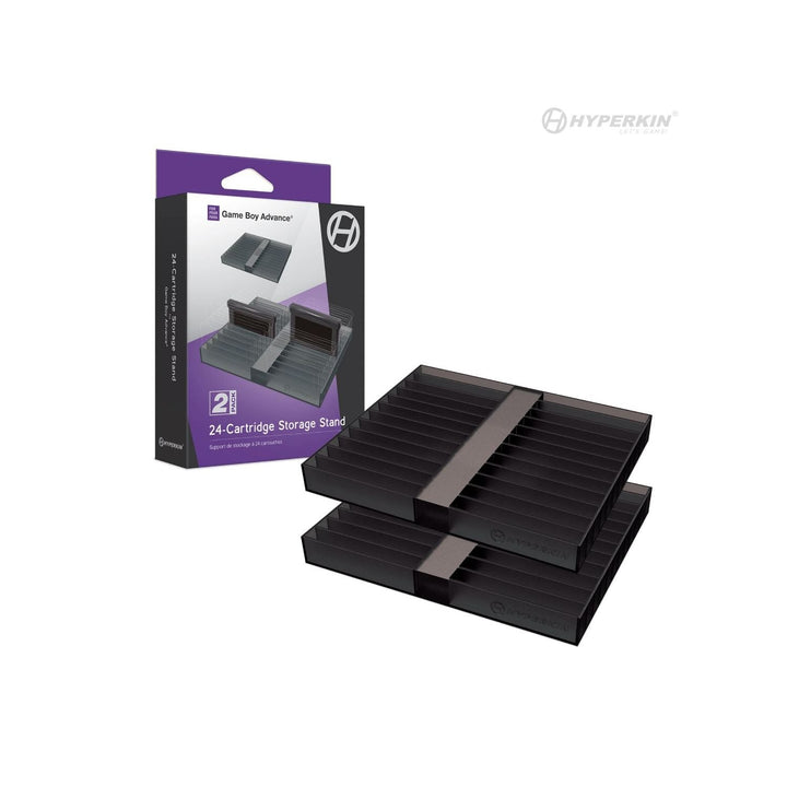 Soporte de almacenamiento de 24 cartuchos para Gameboy (paquete de 2) (Retro Fam)