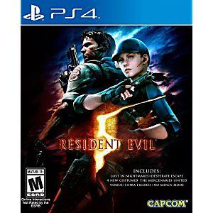 Resident Evil 5 - Juego de PS4 (Retro Fam)