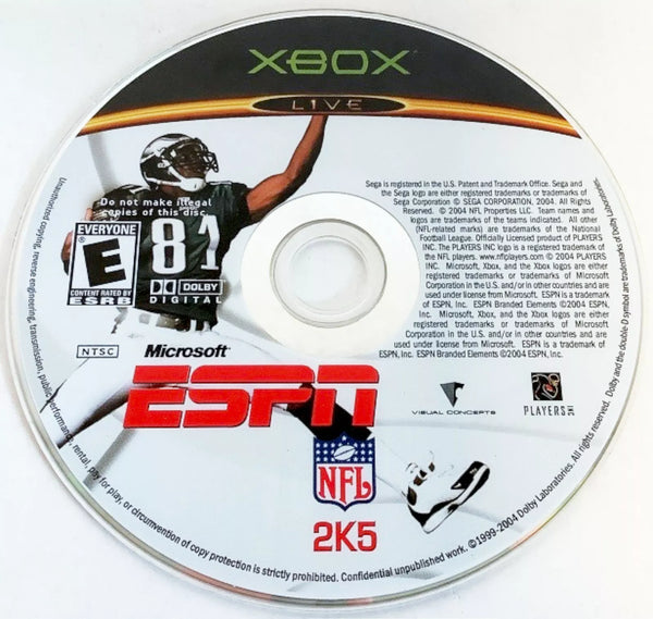 ESPN NFL 2K5 – Juego de Xbox (Retro Fam) - Image 3