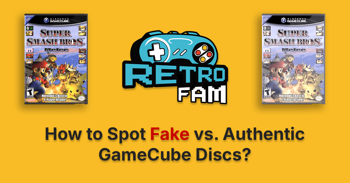 How to Spot Fake vs. Authentic GameCube Discs