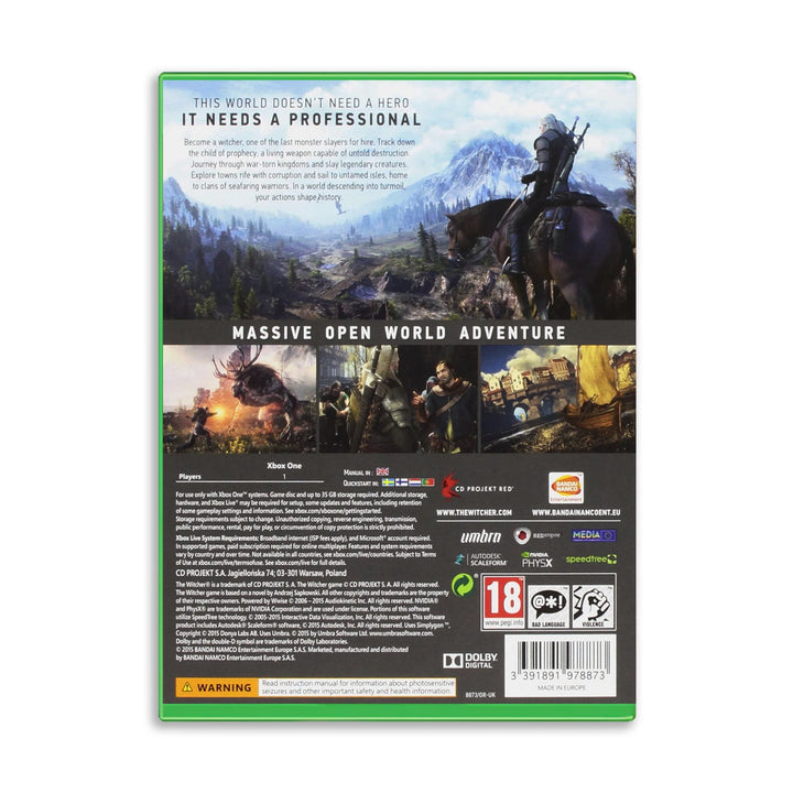 The Witcher 3: Wild Hunt - Xbox One