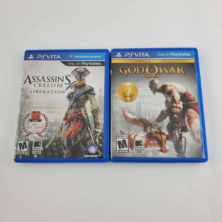 Paquete de consola PS Vita: Assassin's Creed Liberation y God of War