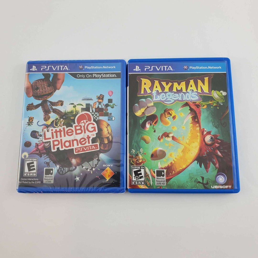Paquete de consola PS Vita: Little Big Planet y Rayman Legends (Retro Fam)