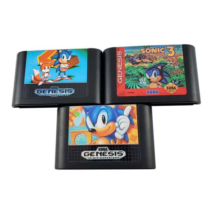 Paquete de consola Sega Genesis: Sonic the Hedgehog 1, 2 y 3