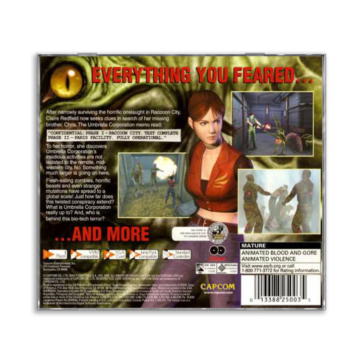 Resident Evil – Código: Verónica - Juego para Dreamcast