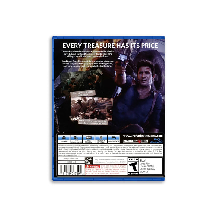 Uncharted 4: El Desenlace del Ladrón - Juego de PS4