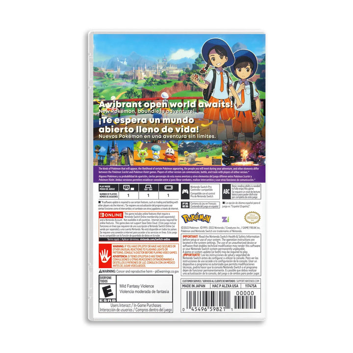 Pokémon Escarlata - Nintendo Switch
