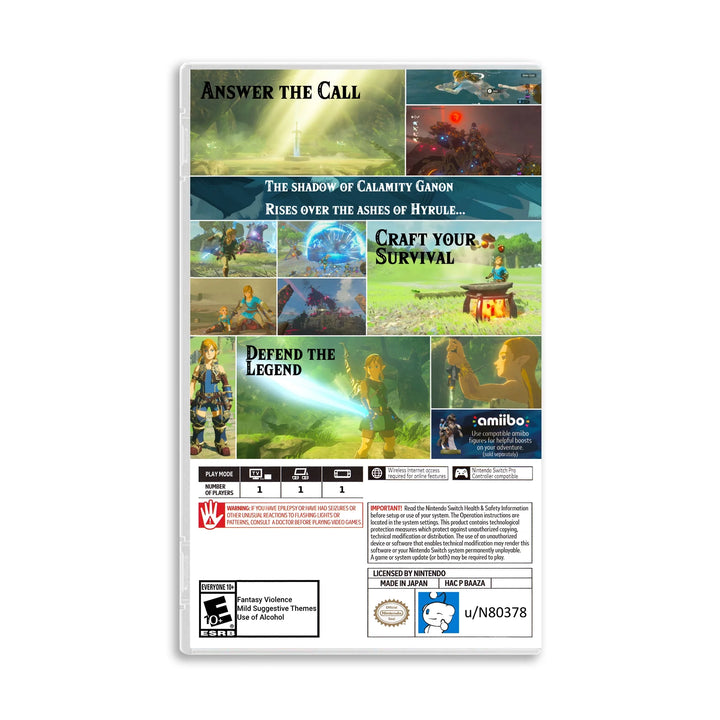 La leyenda de Zelda: Breath of the Wild - Nintendo Switch