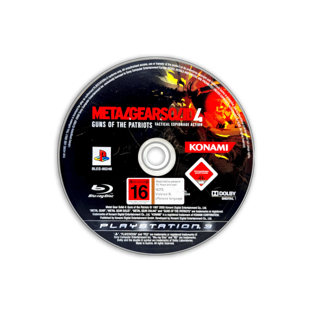 Metal Gear Solid 4: Guns of the Patriots - Juego de PS3