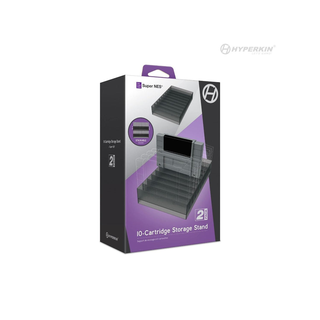 Soporte de almacenamiento para 10 cartuchos (paquete de 2) (Retro Fam)