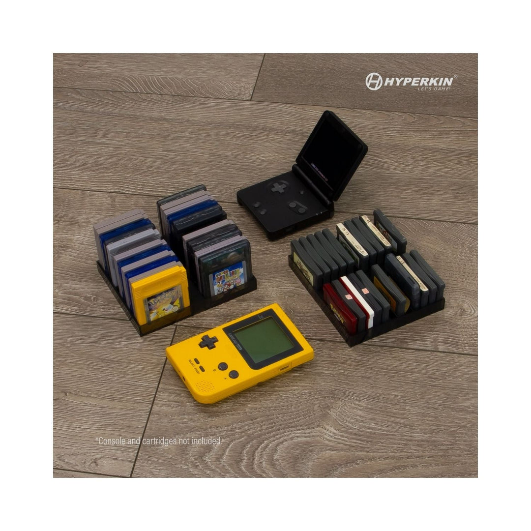 Soporte de almacenamiento de 24 cartuchos para Gameboy (paquete de 2) (Retro Fam)
