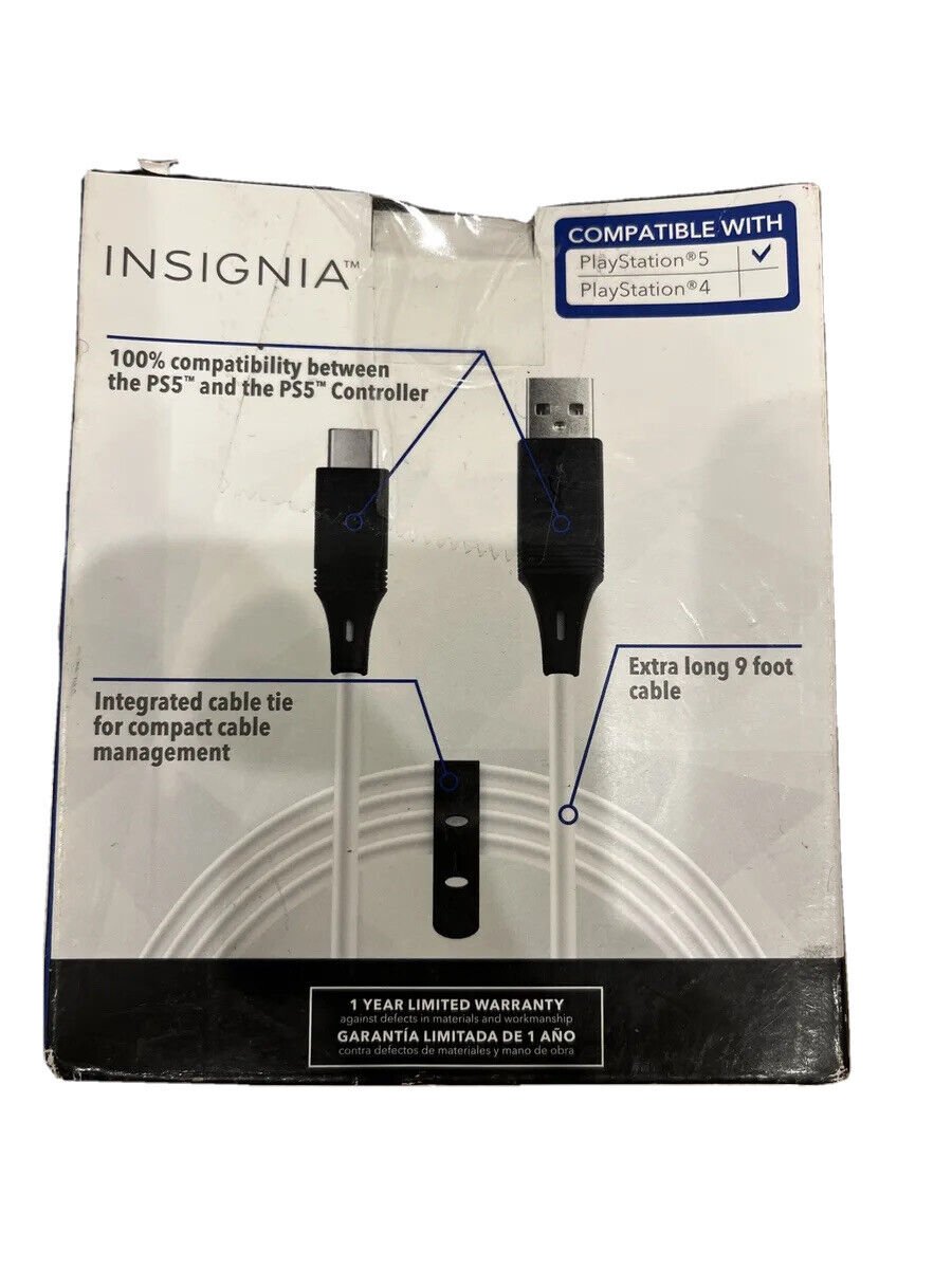 Cable de carga para mando de PS5 (de terceros) (Retro Fam)