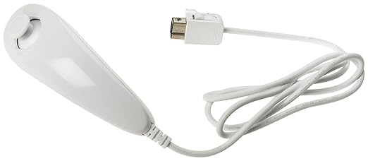 New White Wii Nunchuk Controller -Third Party