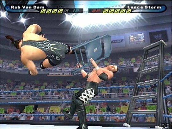 WWE Smackdown vs. Raw - Juego de PS2 (Retro Fam)